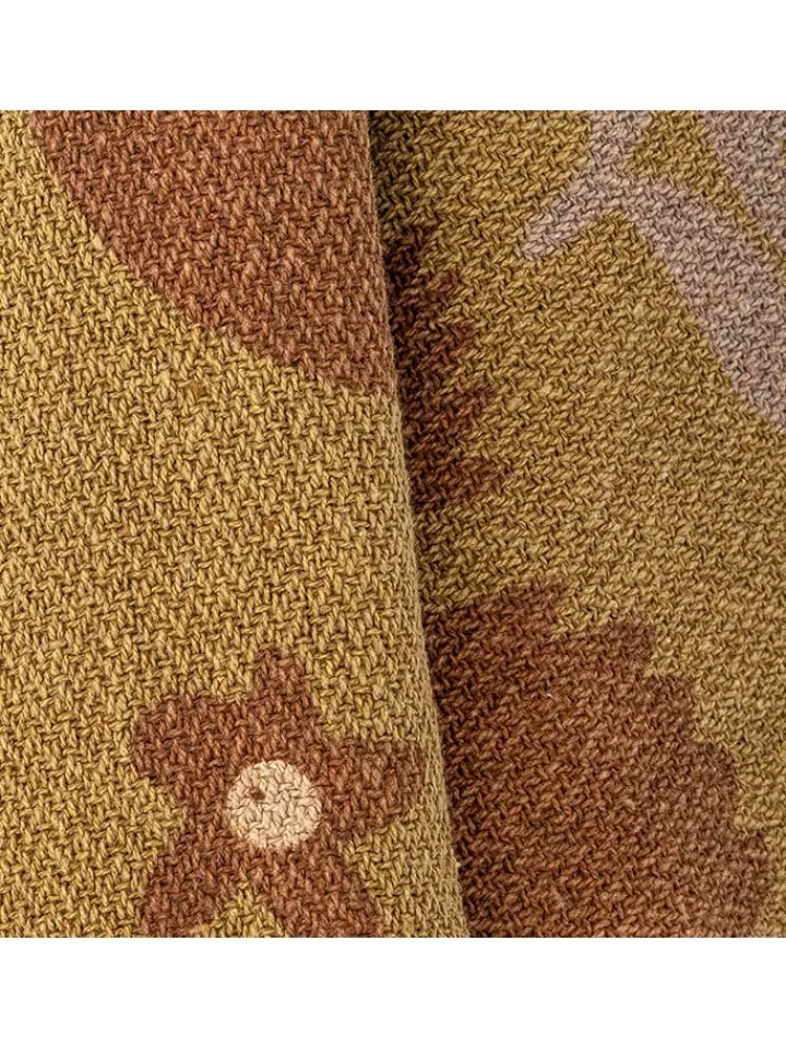 Bloomingville Wohndecken & Plaids<Plaid "Lark" in Beige/ Gelb - (L)160 x (B)130 cm