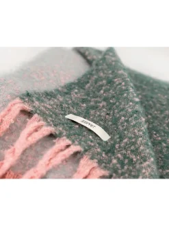 ESPRIT Wohndecken & Plaids<Plaid "Marty" in Grau/ Grün/ Rosa
