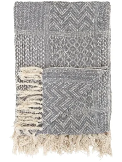 Bloomingville Wohndecken & Plaids<Plaid "Rodion" in Grau - (L)160 x (B)130 cm