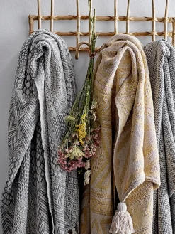 Bloomingville Wohndecken & Plaids<Plaid "Rodion" in Grau - (L)160 x (B)130 cm