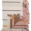 Bloomingville Wohndecken & Plaids<Plaid "Toscana" in Creme/ Rosa - (L)160 x (B)130 cm
