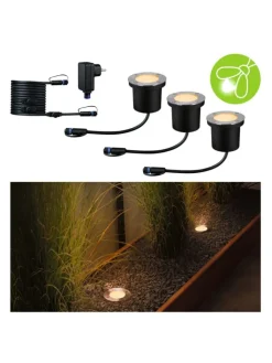 paulmann Außenleuchten<Plug & Shine LED Bodeneinbauleuchte Floor Basisset insektenfreundlich