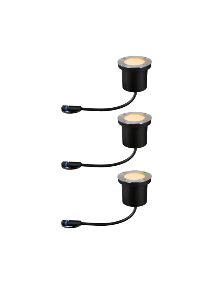 paulmann Außenleuchten<Plug & Shine LED Bodeneinbauleuchte Floor Basisset insektenfreundlich