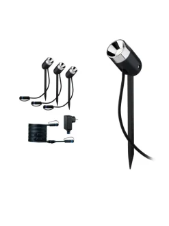 paulmann Außenleuchten<Plug & Shine LED Gartenstrahler Pike Basisset
