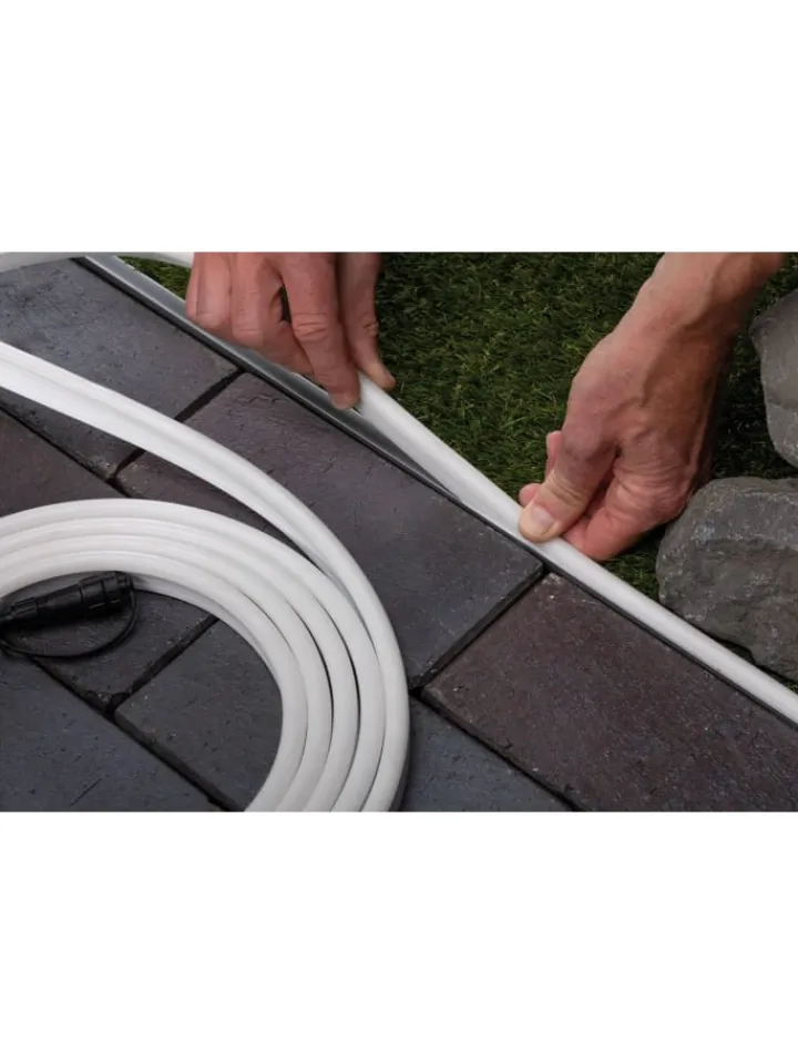 paulmann Außenleuchten<Plug & Shine LED Strip Profil Warmweiß Aluminiumprofil