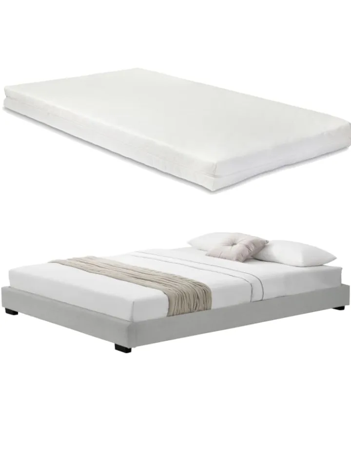 Corium Betten & Matratzen<Polsterbett Solingen in Weiß (B)140cm