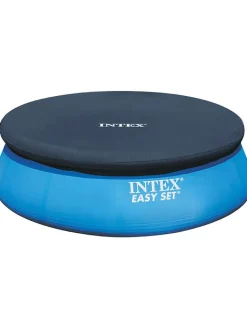 Intex Gartenspielzeug<Pool-Abdeckung in Blau - Ø221 cm