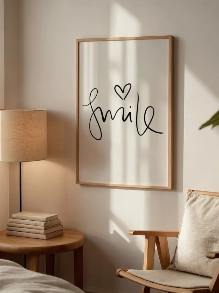 Tales by Jen Wanddekoration<Poster / Kunstdruck "Smile" I Ohne Rahmen