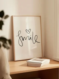 Tales by Jen Wanddekoration<Poster / Kunstdruck "Smile" I Ohne Rahmen