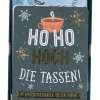 ars edition Adventskalender<Postkarten-Adventskalender "Ho Ho Hoch die Tassen!"