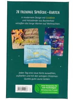 ars edition Adventskalender<Postkarten-Adventskalender "Ho Ho Hoch die Tassen!"