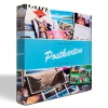 Leuchtturm Büro- & Schulbedarf<Postkartenalbum in Blau/ Bunt - (L)37,5 x (B)34,3 cm