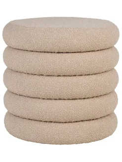 House Nordic Sitzmöbel<Pouf in Beige - (B)44 x (H)44 cm