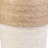 Ethnical Life Sitzmöbel<Pouf in Hellbraun/ Creme - (H)41 x Ø 35,5 cm