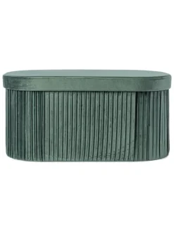 Bizzotto Sitzmöbel<Pouf "Jocelyn" in Grün - (B)76 x (H)38 x (T)38 cm