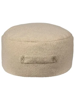 The Wild Hug Kindermöbel|Sitzmöbel<Pouf "Panda" in Beige - (H)20 x Ø 50 cm