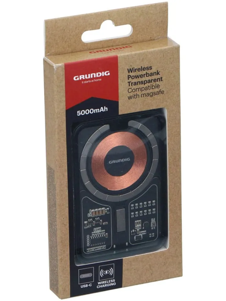 GRUNDIG Technikzubehör<Powerbank in Schwarz - 5000mAh