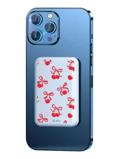 SmartCase Technikzubehör<Powerbank in Weiß/ Rot - 10.000 mAh
