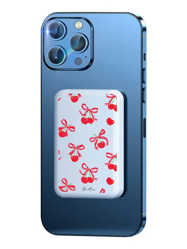 SmartCase Technikzubehör<Powerbank in Weiß/ Rot - 10.000 mAh