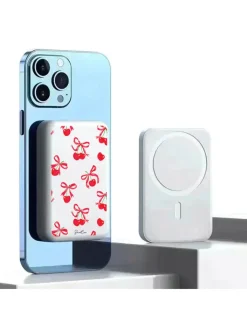 SmartCase Technikzubehör<Powerbank in Weiß/ Rot - 10.000 mAh