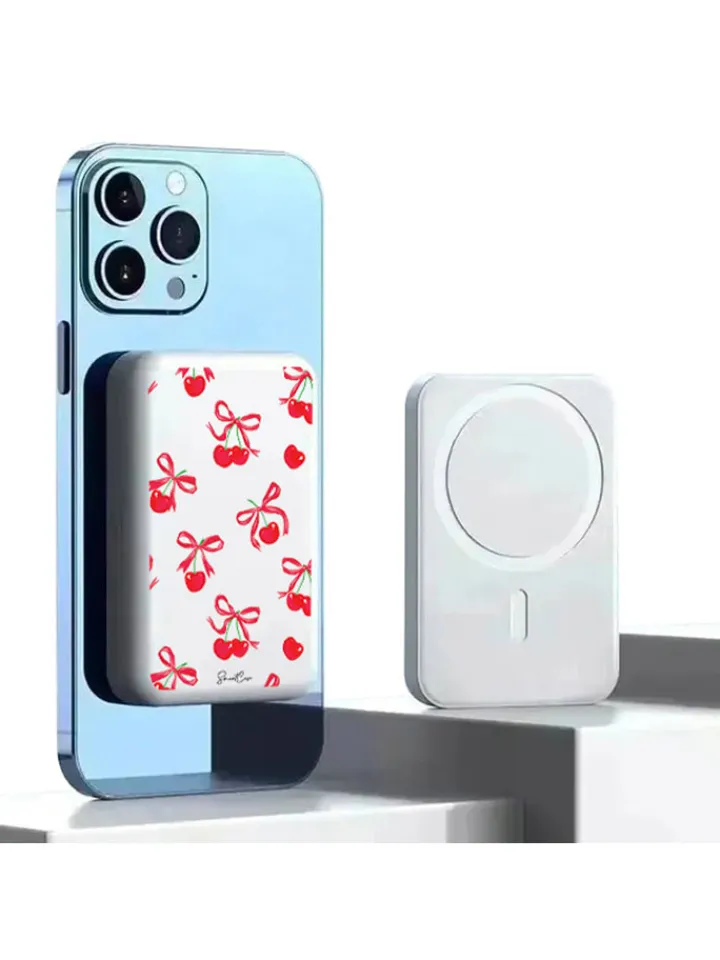 SmartCase Technikzubehör<Powerbank in Weiß/ Rot - 10.000 mAh