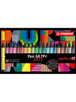 STABILO Büro- & Schulbedarf<Premium-Filzstift - Pen 68 MAX ARTY" - 20 Stück