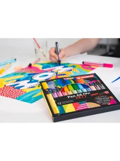 STABILO Büro- & Schulbedarf<Premium-Filzstift - Pen 68 MAX ARTY" - 20 Stück