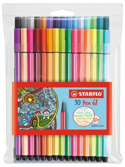 STABILO Büro- & Schulbedarf<Premium-Filzstifte "- Pen 68" - 30 Stück
