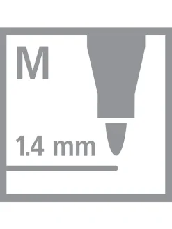 STABILO Büro- & Schulbedarf<Premium-Filzstifte '' Pen 68 metallic'' - 6 Stück