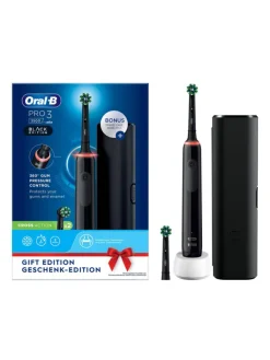 Oral-B Zahn & Mundpflege<Pro 3 3500 schwarz Zahnbürste in Schwarz