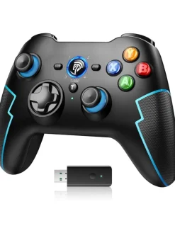 COFI 1453 Tablets, Konsolen & Elektronisches Spielzeug<Pro Bluetooth-Controller mit Hall-Trigger Blau in Blau