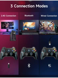 COFI 1453 Tablets, Konsolen & Elektronisches Spielzeug<Pro Bluetooth-Controller mit Hall-Trigger Blau in Blau