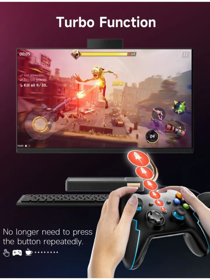 COFI 1453 Tablets, Konsolen & Elektronisches Spielzeug<Pro Bluetooth-Controller mit Hall-Trigger Blau in Blau