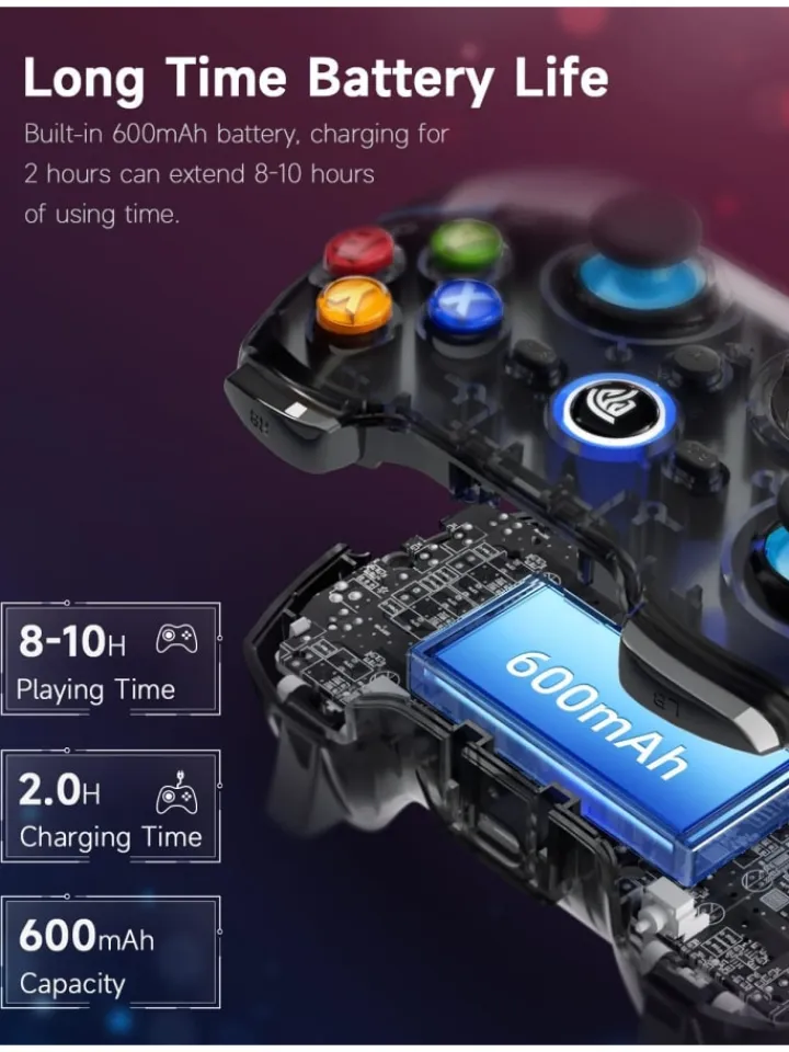 COFI 1453 Tablets, Konsolen & Elektronisches Spielzeug<Pro Bluetooth-Controller mit Hall-Trigger Blau in Blau