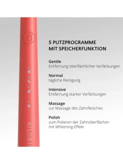 Ailoria Zahn & Mundpflege<PRO SMILE Schallzahnbürste USB in Coral