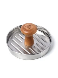 RADOLEO Grillen<Profi Burgerpresse Edelstahl in silber