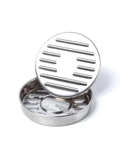 RADOLEO Grillen<Profi Burgerpresse Edelstahl in silber