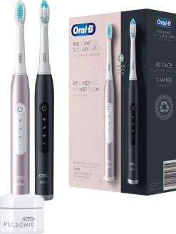 Oral-B Zahn & Mundpflege<Pulsonic Slim Luxe 4900 mit 2. Handstück in Schwarz & Rosegold