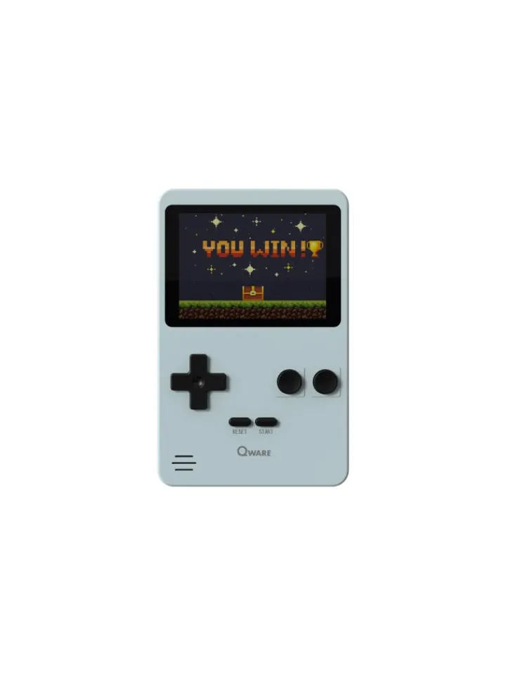 COFI 1453 Tablets, Konsolen & Elektronisches Spielzeug<Qware Retro Spielkonsole Handheld 240 Spiele für unterwegs in Grau