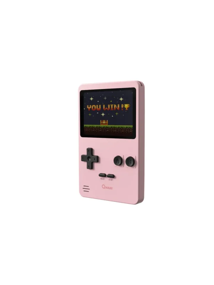COFI 1453 Tablets, Konsolen & Elektronisches Spielzeug<Qware Retro Spielkonsole Handheld 240 Spiele für unterwegs in Rosa