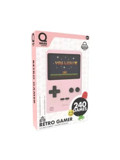 COFI 1453 Tablets, Konsolen & Elektronisches Spielzeug<Qware Retro Spielkonsole Handheld 240 Spiele für unterwegs in Rosa