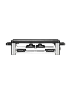 WMF Küchenelektronik<Raclette ''For 8'' in Silber/ Schwarz - (B)44 x (H)13,2 x (T)24 cm
