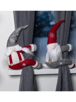 Hollybell Wohndekoration<Raffhalter ''Gnome'' in Rot/ Grau - (L)47 cm (Überraschungsprodukt)
