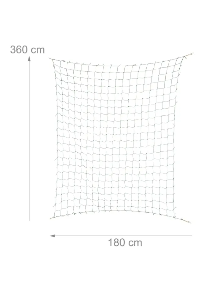 relaxdays Pflanzen & Zubehör<Ranknetz in Grün - (B)360 x (H)180 cm