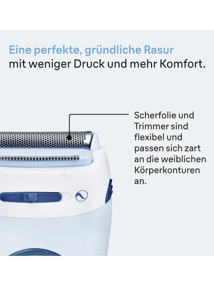 Braun Technik|Pflege & Gesundheit<Rasierer "Silk-épil Lady Shaver LS 5160" in Hellblau