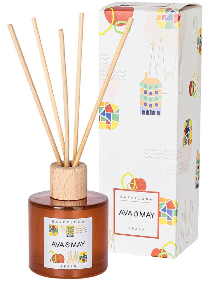 AVA & MAY Kerzen, Vasen & Mehr<Raumerfrischer "Barcelona" in Orange - 100 ml