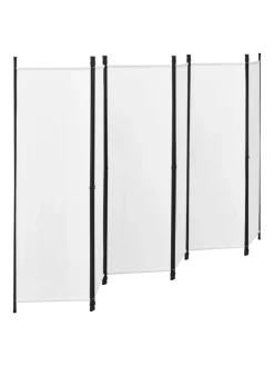 en.casa Paravents<Raumteiler Huesca - 6-teilig in Beige (H)171cm (B)300cm