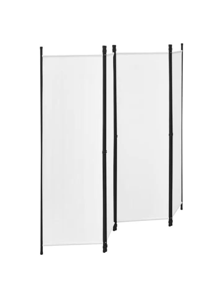 en.casa Paravents<Raumteiler Huesca - 4-teilig in Beige (H)171cm (B)200cm