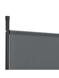 en.casa Paravents<Raumteiler Huesca - 3-teilig in Grau (H)171cm (B)150cm
