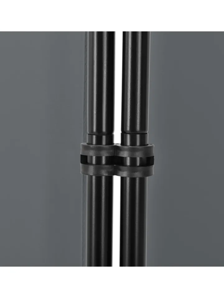 en.casa Paravents<Raumteiler Huesca - 4-teilig in Grau (H)171cm (B)200cm